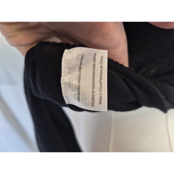 New w/Tags Tory Burch Womens Black Merino Wool Simone Cardigan Sweater XS RT$175 - Picture 12 of 13